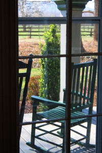 parlor window looking out