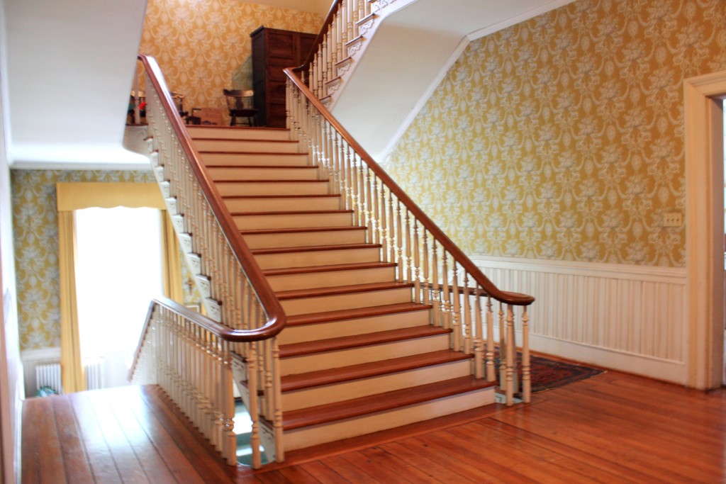 Staircase to third floor